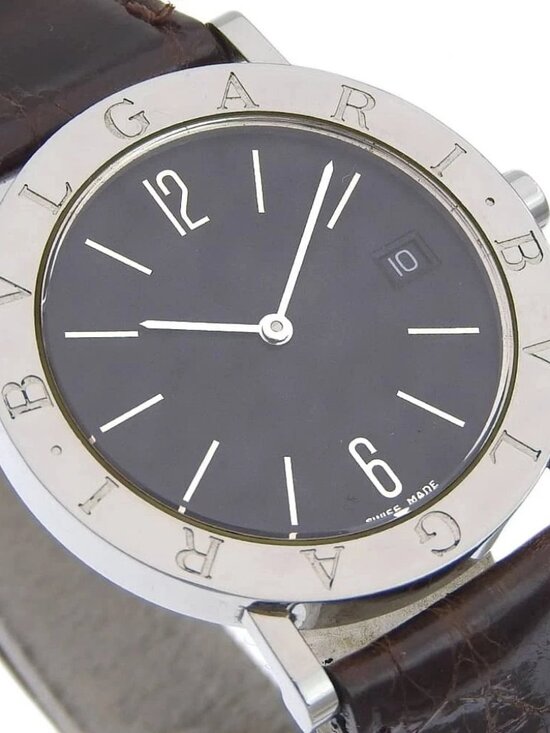 BVLGARI Bvlgari Bvlgari Watches BB33SLD blackDial Stainless Steel/leather ... main image 11